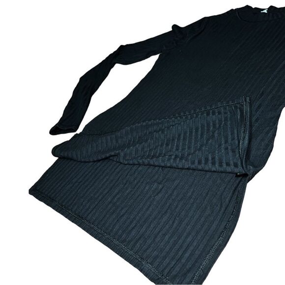 Free People Blissed Out Long Sleeve Top in Black - Picture 7 of 11